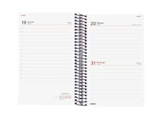 Agenda Finocam Opaque Dia P&agrave;gina 2027 Castell&agrave; Negre