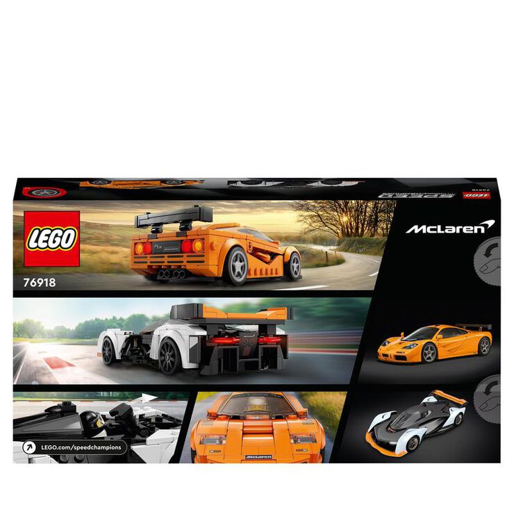 LEGO® Speed Champions McLaren Solus GT y McLaren F1 LM 76918