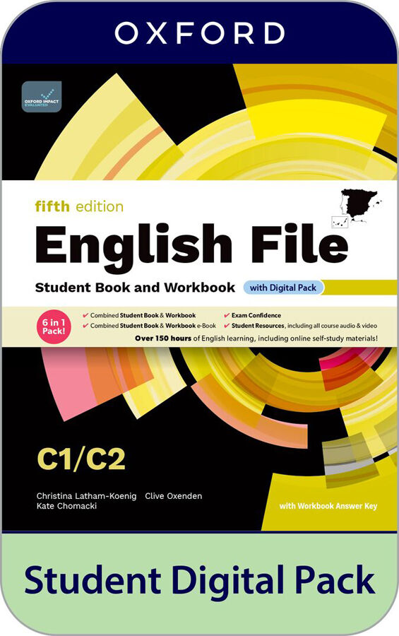 English File 5th Edition C1-C2. Student's Book and Workbook and digital with Key Pack