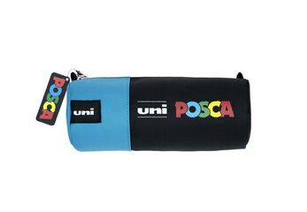 Estuche redondo Posca azul