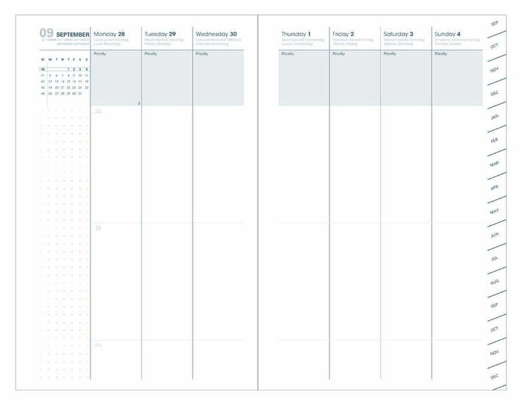 Agenda 16m Pastel 16x24 sem/vista mult 24-25 azul