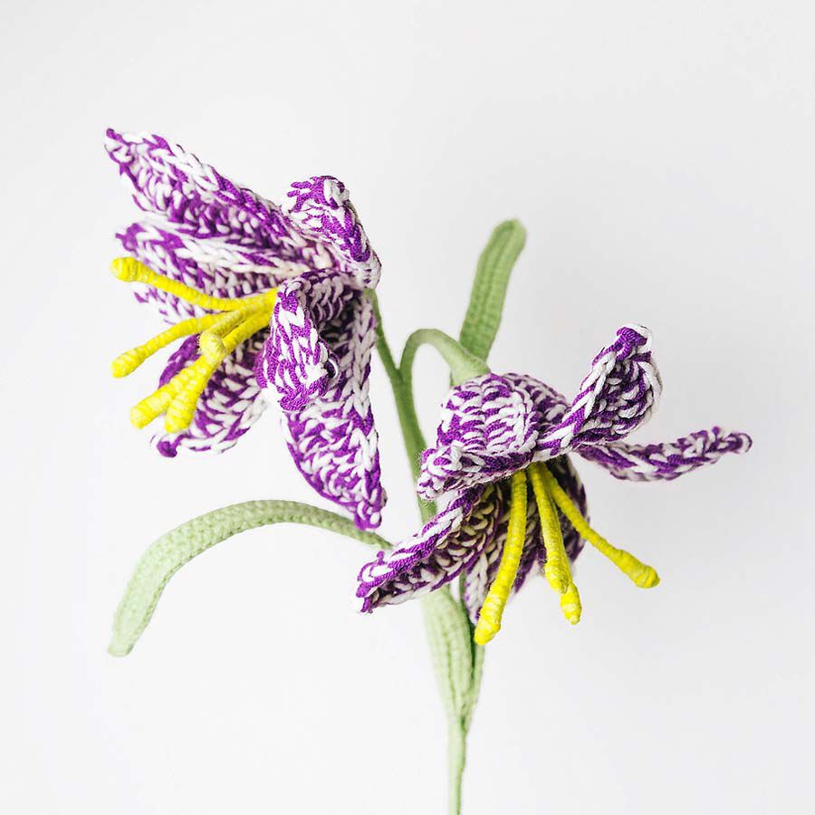 Flor de Ganchillo Fritillaria