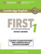 Cambridge English First 1 for Revised Exam From 2015Student'S book Without Answers