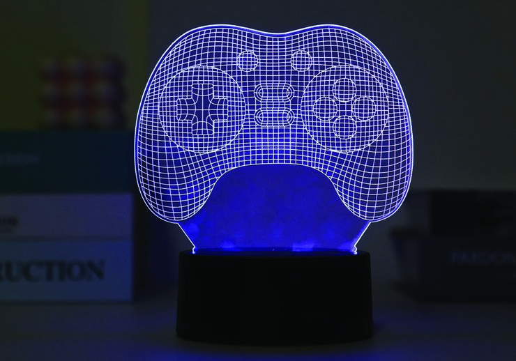 Itotal Let's Play Lámpara 3D mando Itotal Let's Play Lámpara 3D mando