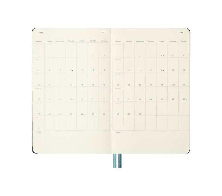 Agenda Moleskine tapa dura setmanal Large 2027 El Senyor dels Anells