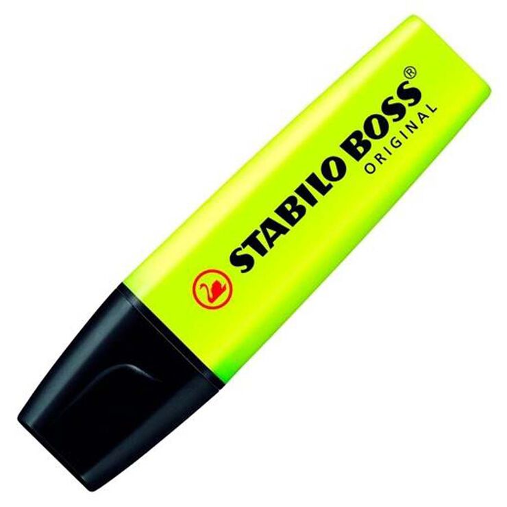 Marcador fluorescente Stabilo amarillo 10u