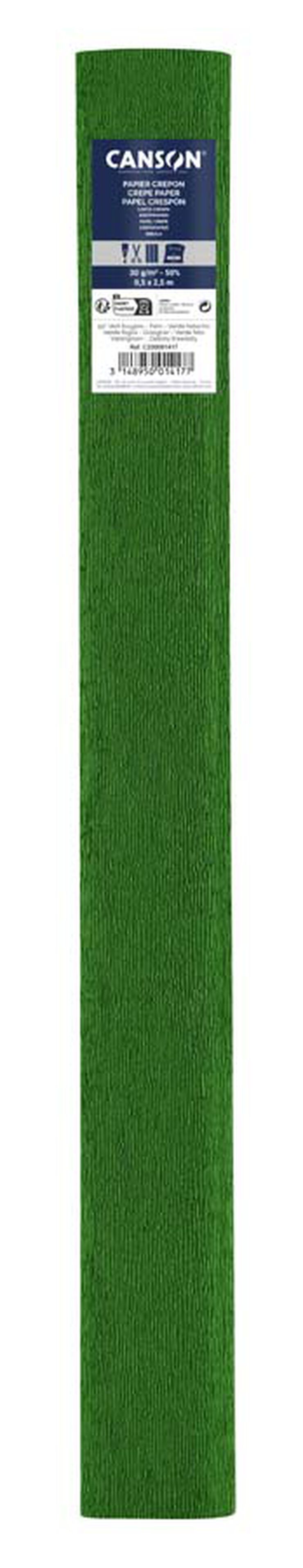 Rotlle Paper Cresp&oacute; (Pinotxo) Canson 50x250cm verd falguera