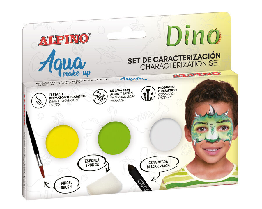 Maquillaje set de caracterizaci&oacute;n Dinosaurio