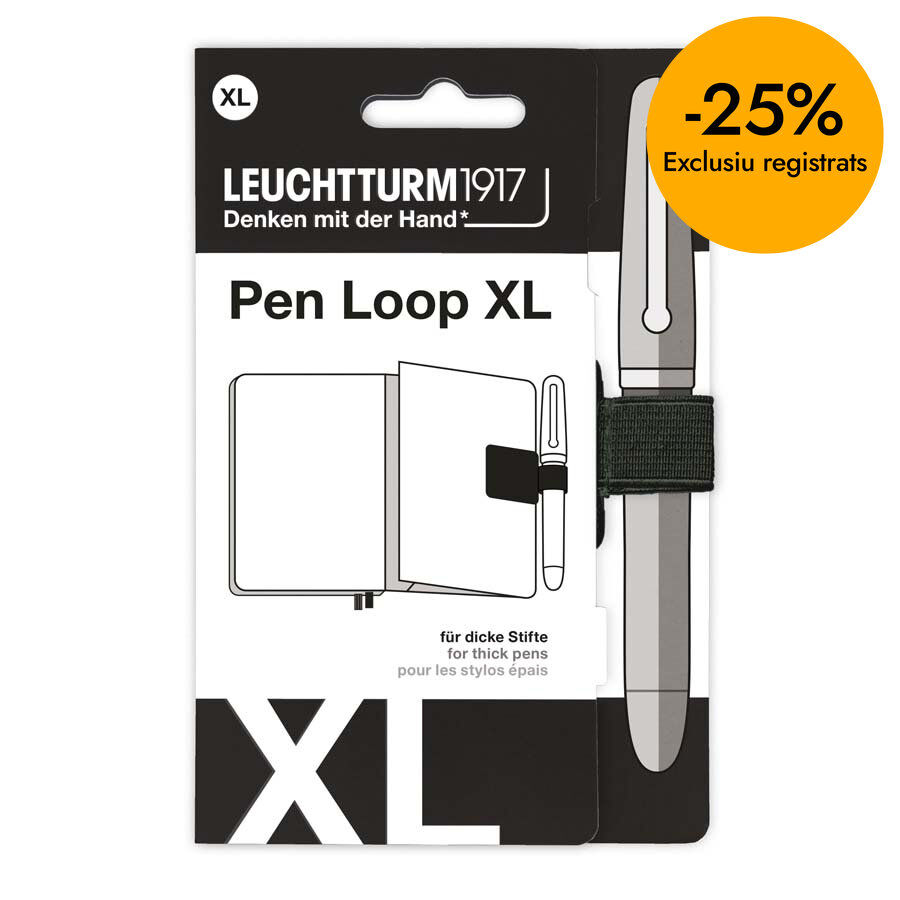 Soporte boligrafo Pen Loop XL Leuchtturm black