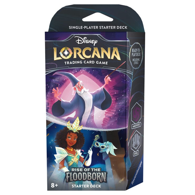 Disney Lorcana: Rise of the Floodborn Starter Deck B - Amethyst & Steel