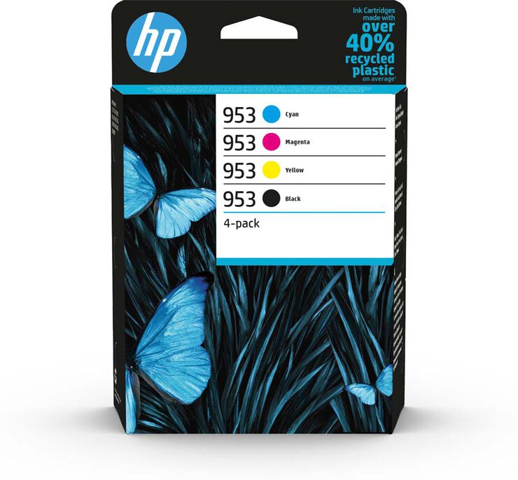 Cartucho original HP 953 multipack 4 colores - 6ZC69AE