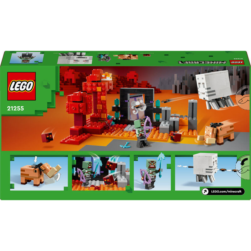 LEGO Minecraft La Emboscada en el Portal del Nether 21255 Abacus Online