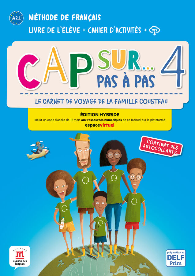 Cap sur... pas &agrave; pas 4 &Eacute;d. hybride Livre + Cahier