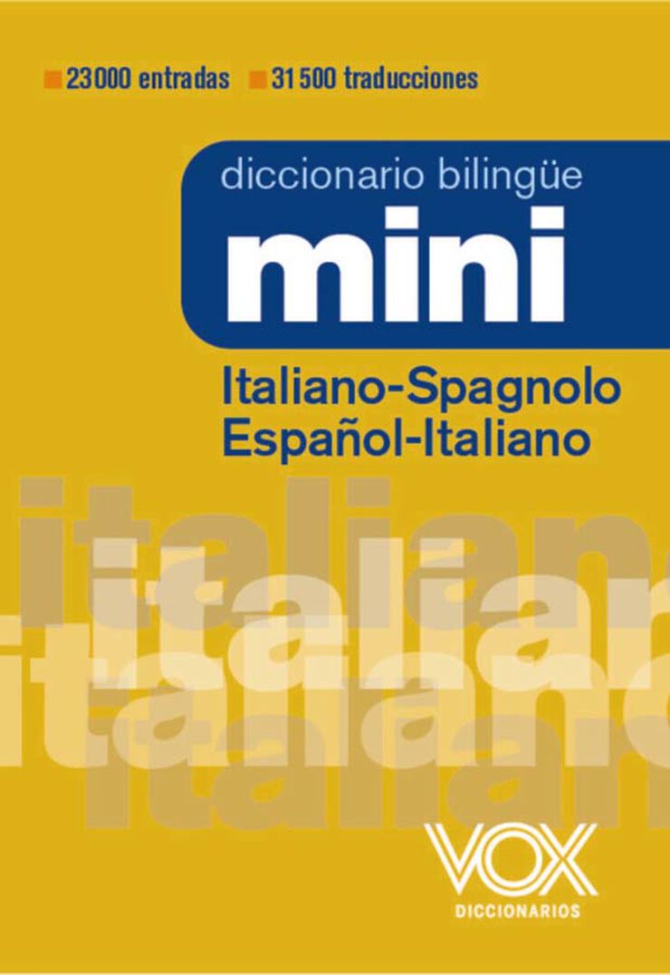 Diccionario Mini Italiano-Spagnolo  / Español-Italiano