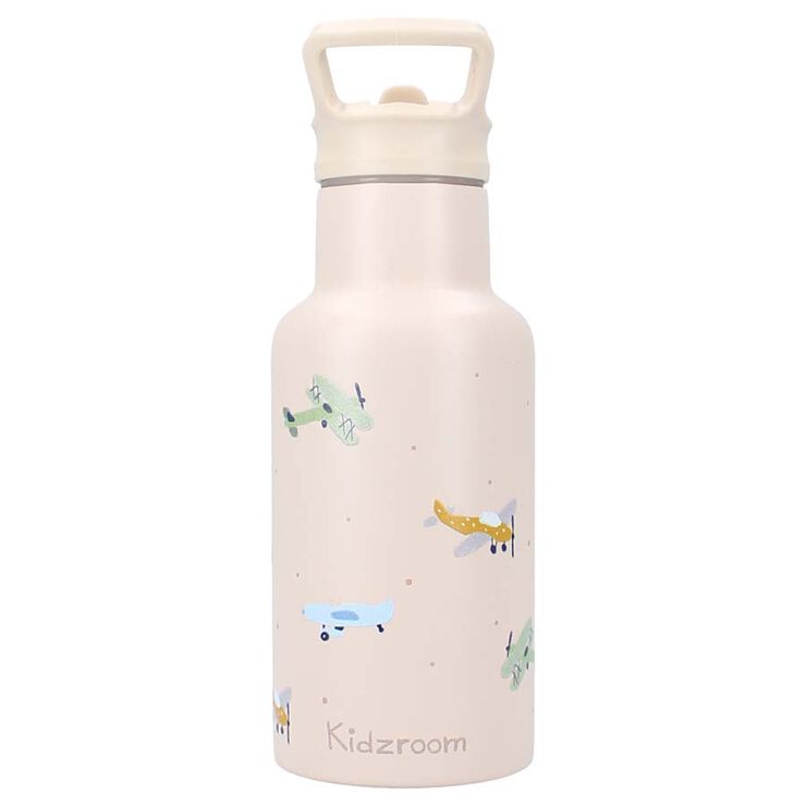 Botella Kidzroom 350ml Avionetas beige