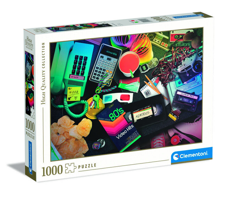 Puzle 1000 piezas Nostalgia a&ntilde;os 80