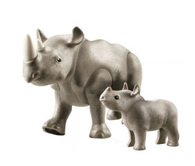 Playmobil Family Fun Rinoceront amb Bebè (70357)