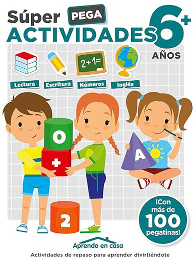 S&uacute;per Pega Actividades 6 a&ntilde;os