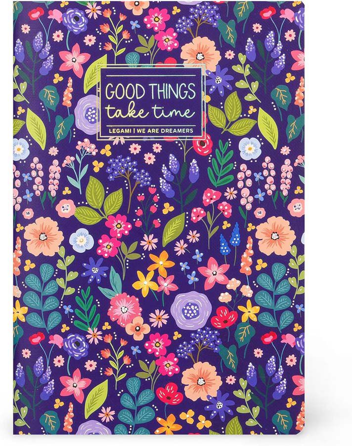 Libreta Espiral B5 Legami Flowers