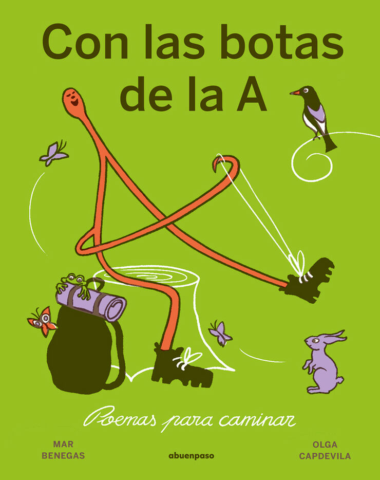 con las botas de la A