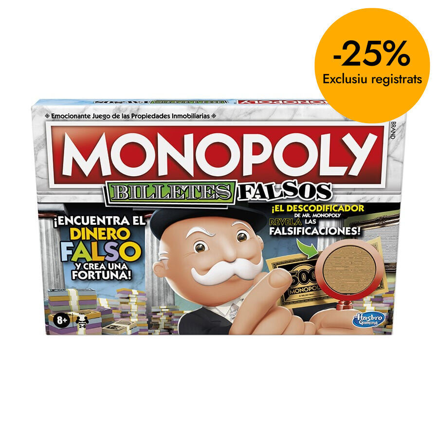 Monopoly Billetes falsos