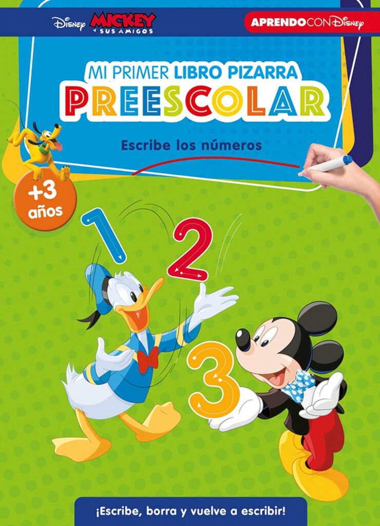 Aprende con Disney. Primeros números (Libro-pizarra) (Disney. Primeros aprendizajes)