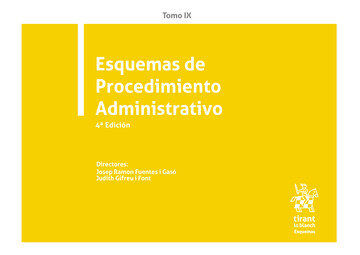 Esquemas de procedimiento administrativo Tomo IX