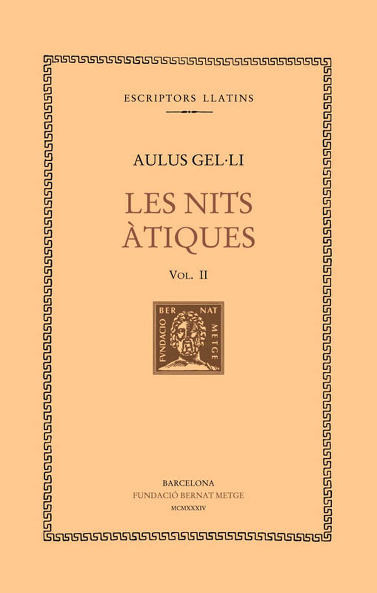 Les nits àtiques, vol. II: llibres III-IV