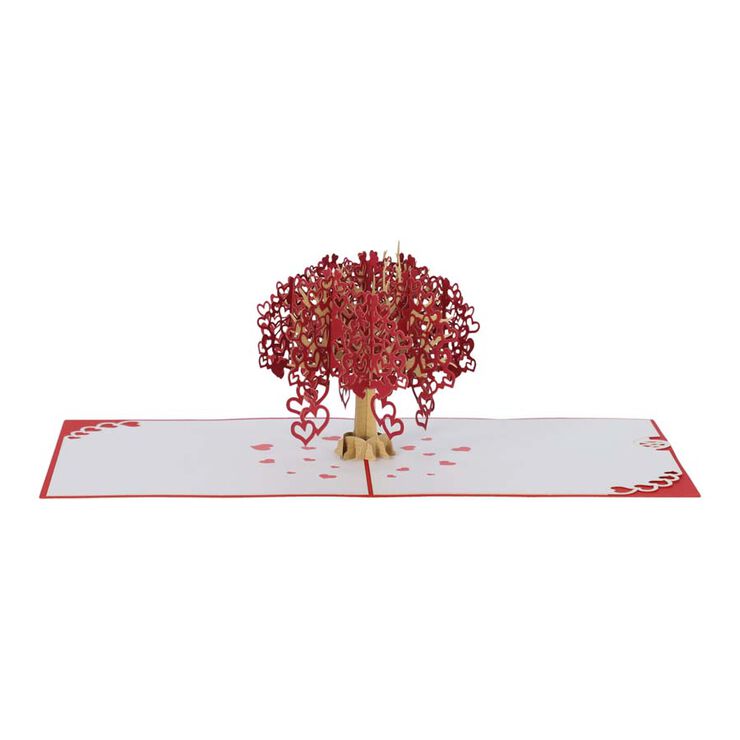 Tarjeta XiuXiu Árbol de Corazones
