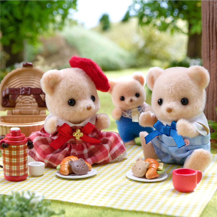 Set de p&iacute;cnic hermanos Oso Biscuit Sylvanian Families
