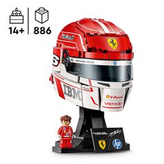 LEGO&reg; Editions Formula 1 Scuderia Ferrari HP Charles Leclerc Casc 43014