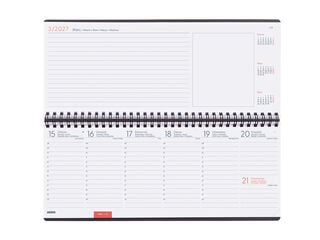 Planificador Finocam Semana Vista + Notas Catal&aacute;n 2027 Gris