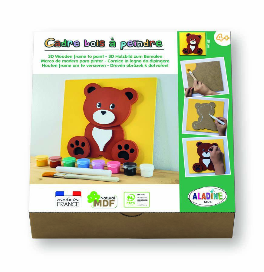 Kit Aladine Pinta Figura Fusta &Oacute;s