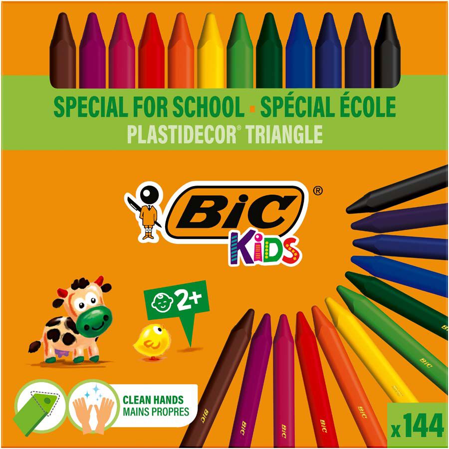 Ceres triangulars Plastidecor 144u Pack Escolar