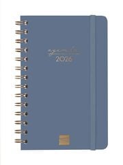Agenda Finocam Alma E5 setm/vista horitzontal cat 2026 blau