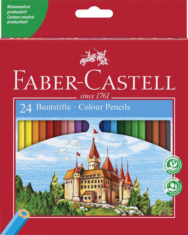 L&aacute;pices de colores Faber-Castell Ecologic 24 colores
