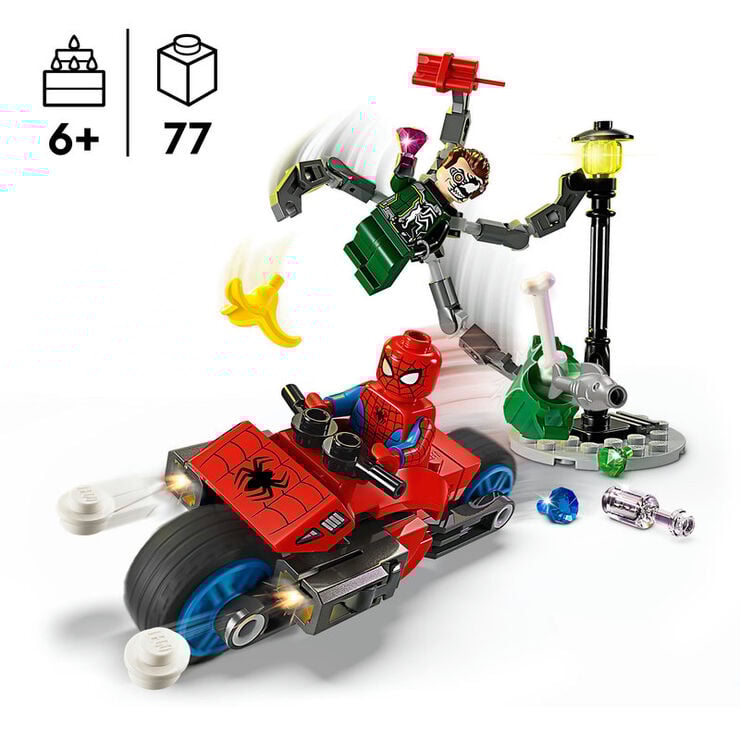LEGO® Super Heroes Persecución en Moto: Spider-Man vs. Doc Ock 76275