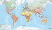 Mapa en tubo. El Mundo