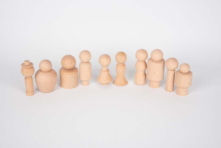 Figures comunitat fusta natural