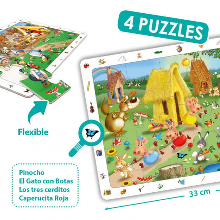 Puzzle Akros  Contes clàssics 9U