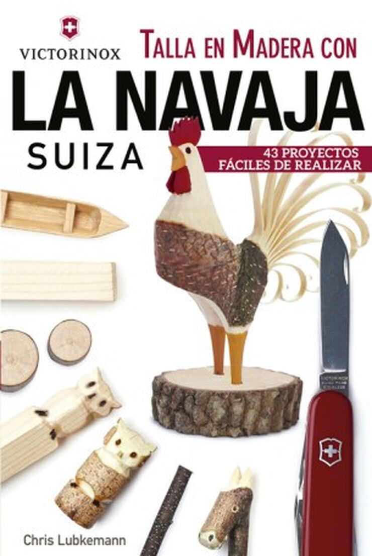 Talla en madera con la navaja suiza Vict