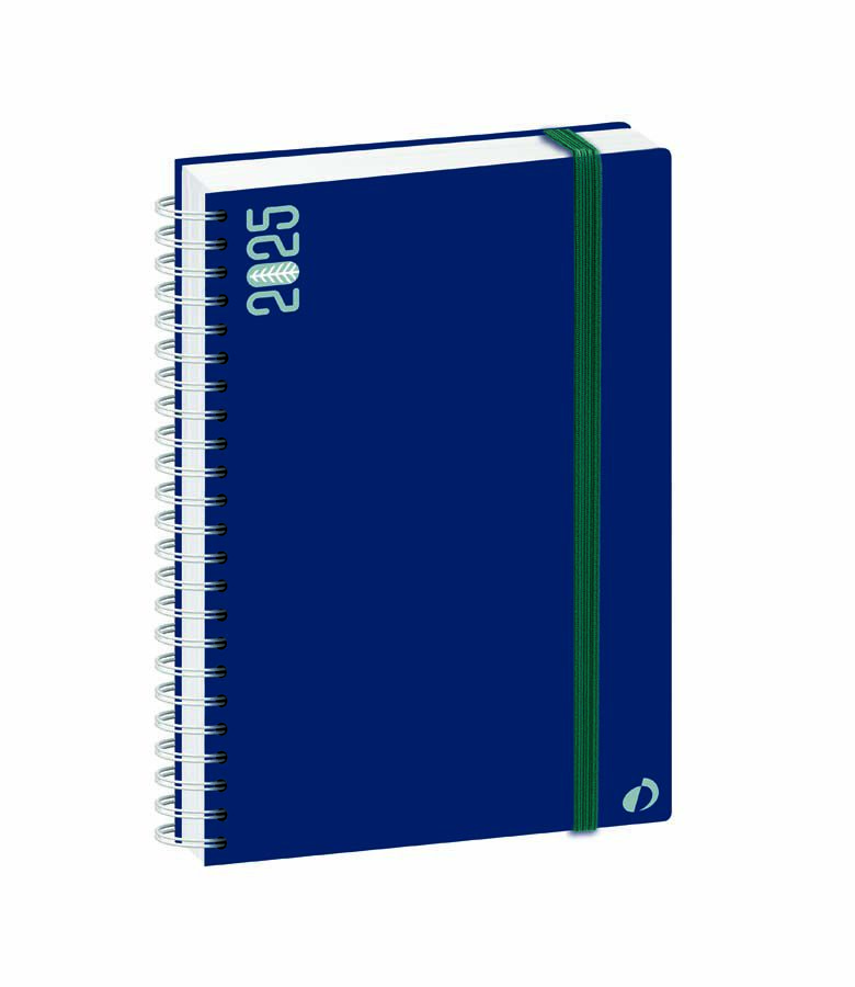 Agenda Quo Vadis Day Respire A4 d&iacute;a/p&aacute;g mult 2025 azul