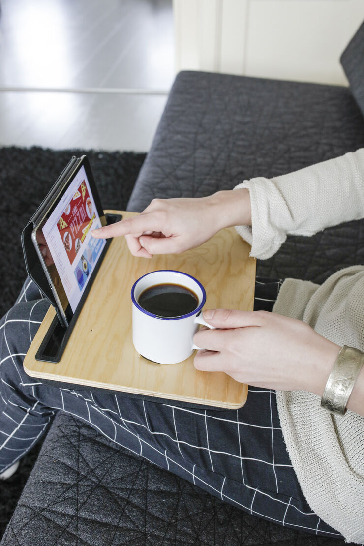 Taula fusta per a Ipad Kikkerland