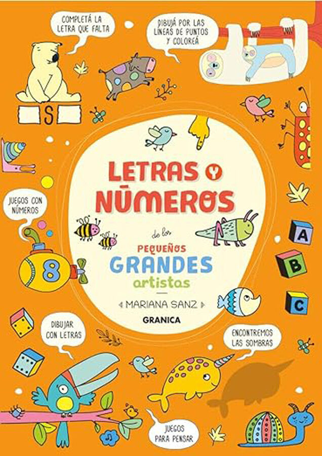 Letras Y N&uacute;meros De Los Peque&ntilde;os Grandes Artistas
