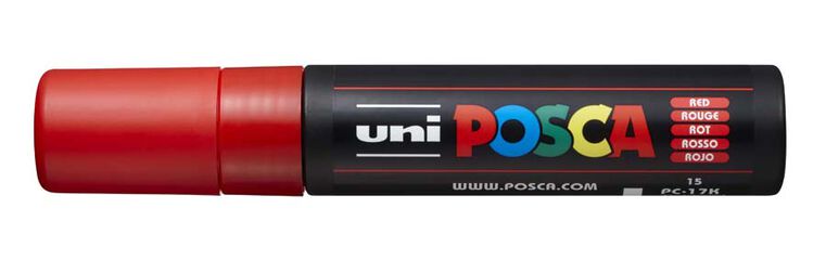 Rotulador Posca PC-17K rojo