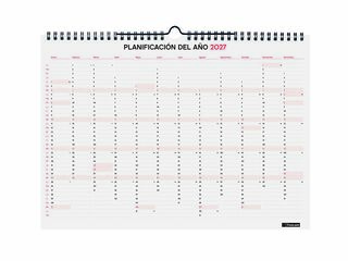 Calendario Pared Finocam 16M 34x24cm Castellano 2026-27