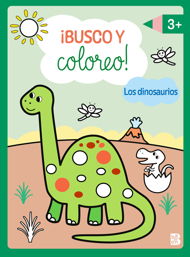 Busco y coloreo Los dinosaurios