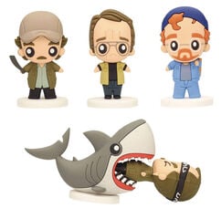 Set 4 Figuras Goma Pokis Tiburón