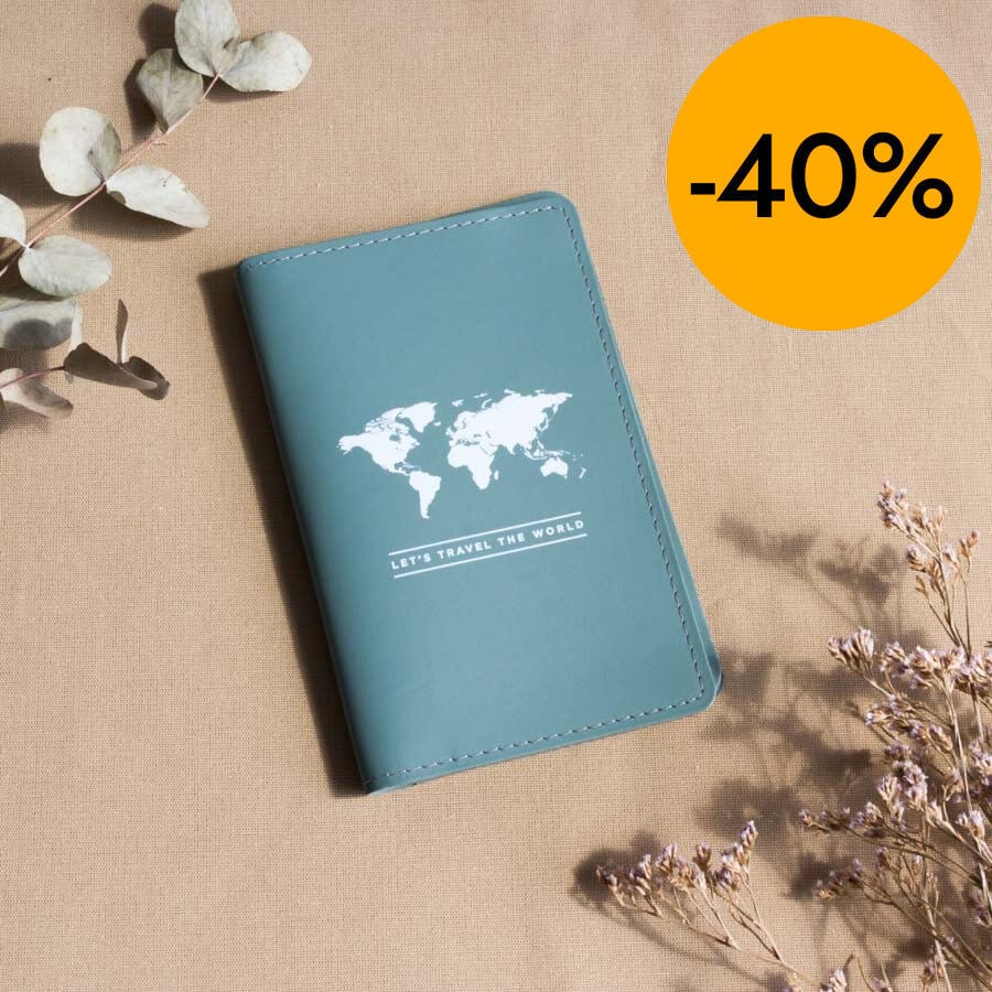 Porta passaport Miss Wood Vacavaliente verd