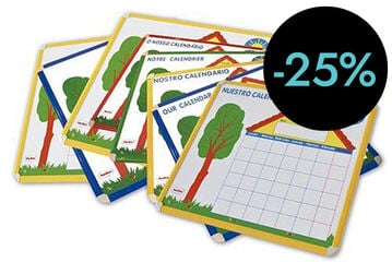 Calendario Magnético 600x550 mm Inglés Henbea